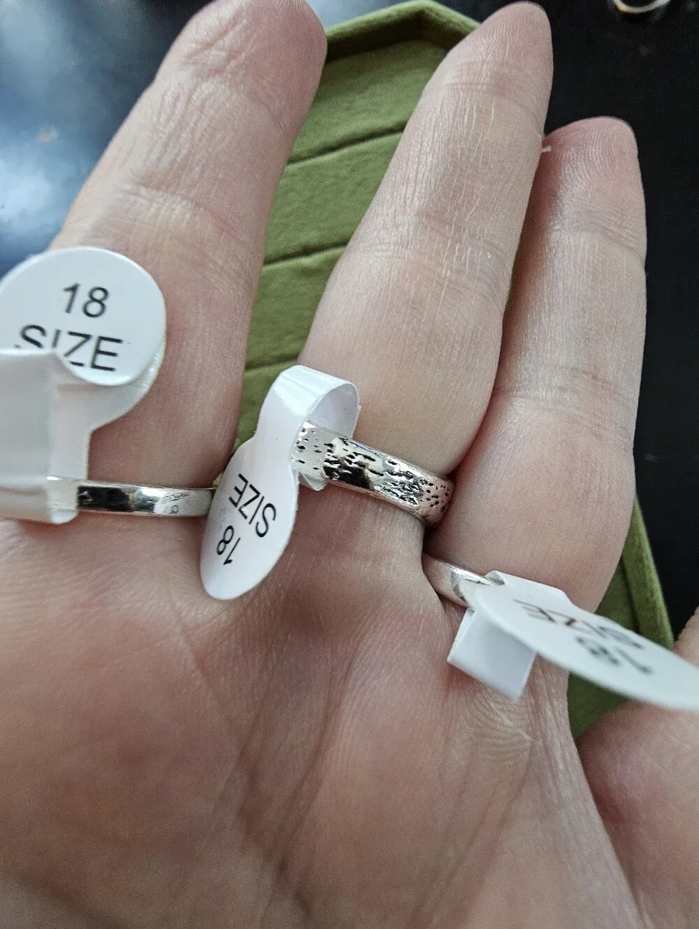 Set Of 3 Fashion Rings